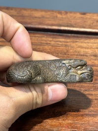Collection de sculptures et de presse-papiers en bronze, Chine et Sino-Tibet, Qing