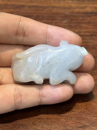 Tien Chinese jade sculpturen van dieren, Qing