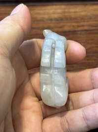 Tien Chinese jade sculpturen van dieren, Qing