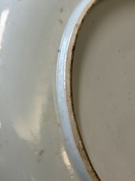 Two Chinese Canton famille rose plates, 19th C.
