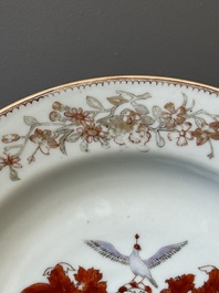 Twee Chinese wapenborden met het wapen van Valckenier uit Amsterdam voor de Nederlandse markt, Yongzheng