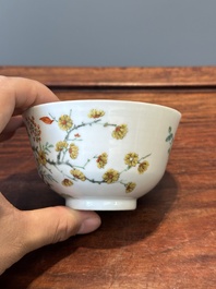 Two Chinese famille rose bowls, a 'Buddhist lion' plate and a 'Wu Shuang Pu' bowl, 19th C.