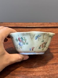 Une collection vari&eacute;e de huit pi&egrave;ces en porcelaine de Chine famille rose, 18/19&egrave;me