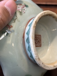 Une collection vari&eacute;e de huit pi&egrave;ces en porcelaine de Chine famille rose, 18/19&egrave;me