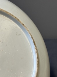 Two Chinese Canton famille rose plates, 19th C.