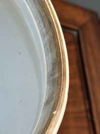 Een Chinese blauw-witte kom met mythische dieren, Kangxi