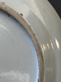 Two Chinese Canton famille rose plates, 19th C.