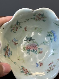Une collection vari&eacute;e de huit pi&egrave;ces en porcelaine de Chine famille rose, 18/19&egrave;me