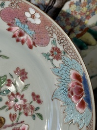 Collection vari&eacute;e en porcelaine de Chine famille rose et verte, 18/19&egrave;me