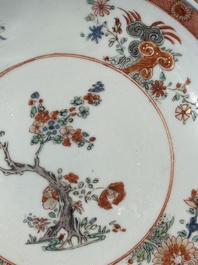 Collection vari&eacute;e en porcelaine de Chine famille rose et verte, 18/19&egrave;me