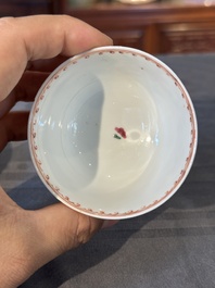 Collection vari&eacute;e en porcelaine de Chine famille rose, Yongzheng/Qianlong