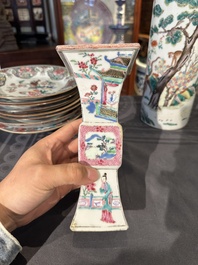 Collection vari&eacute;e en porcelaine de Chine famille rose et verte, 18/19&egrave;me