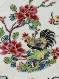 Collection vari&eacute;e en porcelaine de Chine famille rose et verte, 18/19&egrave;me
