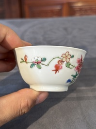 Collection vari&eacute;e en porcelaine de Chine famille rose, Yongzheng/Qianlong