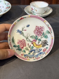 Collection vari&eacute;e en porcelaine de Chine famille rose, Yongzheng/Qianlong
