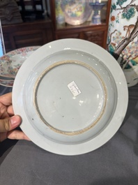 Collection vari&eacute;e en porcelaine de Chine famille rose et verte, 18/19&egrave;me