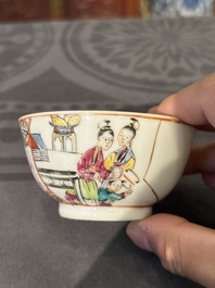 Collection vari&eacute;e en porcelaine de Chine famille rose et verte, 18/19&egrave;me
