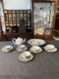 Collection vari&eacute;e en porcelaine de Chine famille rose, Yongzheng/Qianlong