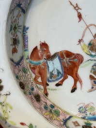 Collection vari&eacute;e en porcelaine de Chine famille rose, Yongzheng/Qianlong