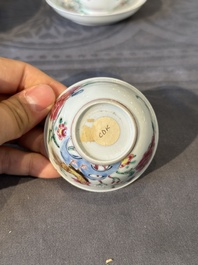 Collection vari&eacute;e en porcelaine de Chine famille rose, Yongzheng/Qianlong