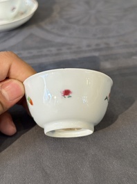 Collection vari&eacute;e en porcelaine de Chine famille rose, Yongzheng/Qianlong
