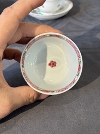 Collection vari&eacute;e en porcelaine de Chine famille rose, Yongzheng/Qianlong