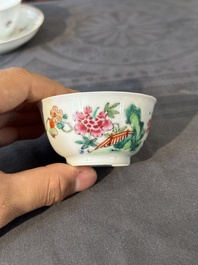Collection vari&eacute;e en porcelaine de Chine famille rose, Yongzheng/Qianlong