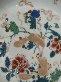 Collection vari&eacute;e en porcelaine de Chine famille rose et verte, 18/19&egrave;me