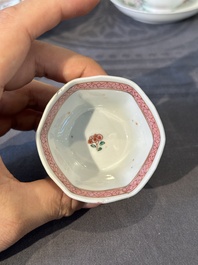 Collection vari&eacute;e en porcelaine de Chine famille rose, Yongzheng/Qianlong