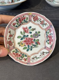 Collection vari&eacute;e en porcelaine de Chine famille rose, Yongzheng/Qianlong
