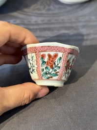 Collection vari&eacute;e en porcelaine de Chine famille rose, Yongzheng/Qianlong