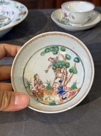 Collection vari&eacute;e en porcelaine de Chine famille rose, Yongzheng/Qianlong