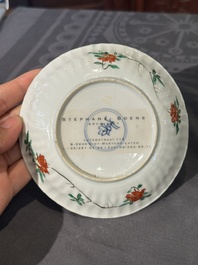 Collection vari&eacute;e en porcelaine de Chine famille rose et verte, 18/19&egrave;me