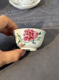 Collection vari&eacute;e en porcelaine de Chine famille rose, Yongzheng/Qianlong