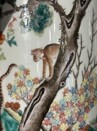 Collection vari&eacute;e en porcelaine de Chine famille rose et verte, 18/19&egrave;me