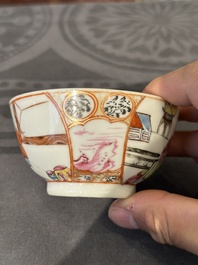 Collection vari&eacute;e en porcelaine de Chine famille rose et verte, 18/19&egrave;me