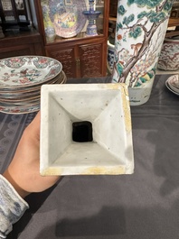 Collection vari&eacute;e en porcelaine de Chine famille rose et verte, 18/19&egrave;me