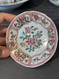 Collection vari&eacute;e en porcelaine de Chine famille rose, Yongzheng/Qianlong