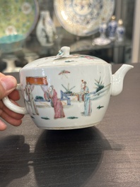 Collection vari&eacute;e en porcelaine de Chine famille rose et qianjiang cai, 19/20&egrave;me