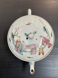 Collection vari&eacute;e en porcelaine de Chine famille rose et qianjiang cai, 19/20&egrave;me