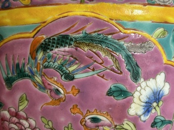 A Chinese famille rose jardiniere for the Straits or Peranakan market, 19th C.