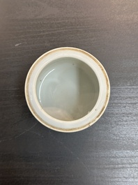 Collection vari&eacute;e en porcelaine de Chine famille rose et qianjiang cai, 19/20&egrave;me