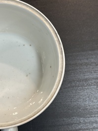 Collection vari&eacute;e en porcelaine de Chine famille rose et qianjiang cai, 19/20&egrave;me