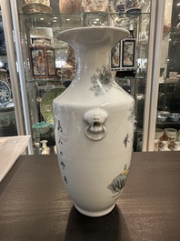 Collection vari&eacute;e en porcelaine de Chine famille rose et qianjiang cai, 19/20&egrave;me