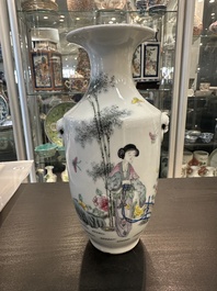 Collection vari&eacute;e en porcelaine de Chine famille rose et qianjiang cai, 19/20&egrave;me