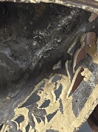 Bouddha Shan en bronze avec traces de dorure, Birmanie, 16/17&egrave;me