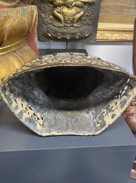 Bouddha Shan en bronze avec traces de dorure, Birmanie, 16/17&egrave;me