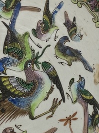 Collection vari&eacute;e en porcelaine de Chine en bleu et blanc et famille rose, Qianlong et post&eacute;rieur