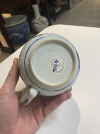 Collection de 13 pi&egrave;ces en porcelaine Chine en bleu et blanc de l'&eacute;pave du Cargo Nankin, Qianlong