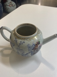 Collection vari&eacute;e en porcelaine de Chine en bleu et blanc et famille rose, Qianlong et post&eacute;rieur
